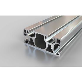 Aluminiumprofil, 80 x 32 mm, L, Nut 8