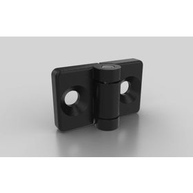 Kunststoffscharnier 20 Mini; Nut 5, 32x20 mm, Nut 5