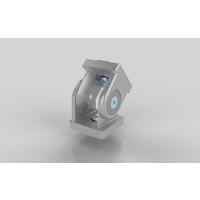 Gelenk, 40 x 40 mm, Nut 10