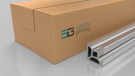Aluminiumprofil, 20 x 20 mm, 2NVS, Nut 6
