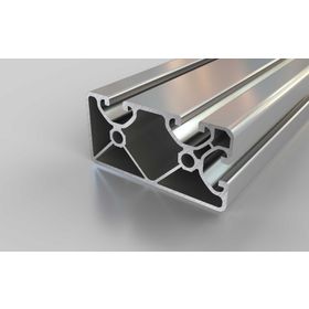 Aluminiumprofil, 80x40 mm, E, 3N90, Nut 8