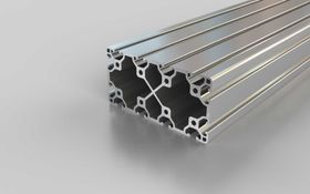 Aluminiumprofil, 120 x 60 mm, L, Nut 6