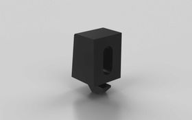 Uniblock 18 mit Vierkantmutter M4, Nut 6