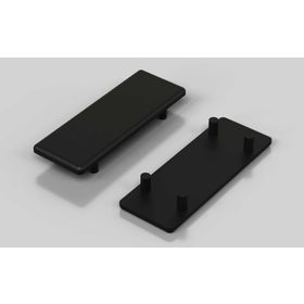 Abdeckkappe für Winkel 40 x 40, schwarz, Nut 5