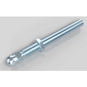 Gewindestange für Gelenkstellfüße, M12 x 125 mm, Kugelkopf-D=15 mm