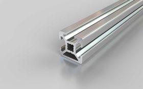 Aluminiumprofil, 20 x 20 mm, 3N, Nut 6
