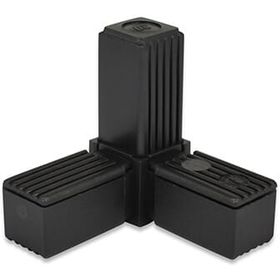 Innesti per tubo 20x20 spess. parete 1,5