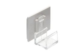 Plakatrahmensystem - 200er Serie; Wandhalter mit Rahmenclip, selbstklebend