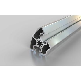 Aluminiumprofil 45 x 60°, Nut 10