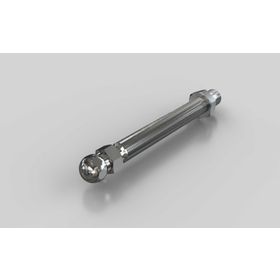 Gewindestange für Gelenkstellfüße, M12 x 100 mm, Kugelkopf-D=15 mm