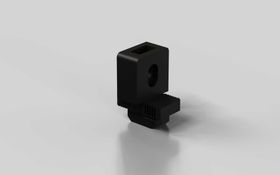 Variofix-Block mit Vierkantmutter M6, Nut 8
