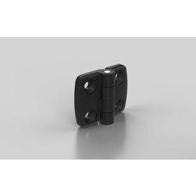 Kunststoff Kombischarnier, nicht aushängbar, 60 x 48 mm