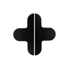 LongLife Rounded - Bodenmarkierung; Kreuz, selbstklebend