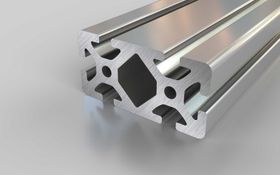 Aluminiumprofil, 80 x 40 mm, Nut 8