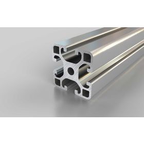 Aluminiumprofil, 40 x 40 mm, L, Nut 8