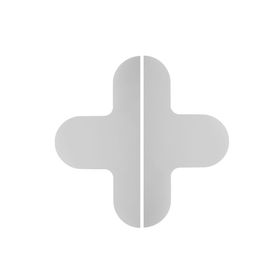 LongLife Rounded - Bodenmarkierung; Kreuz, selbstklebend