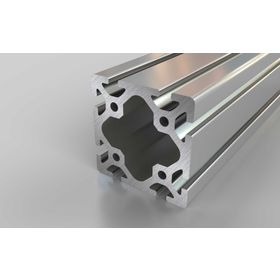 Aluminiumprofil, 80 x 80 mm, Nut 8