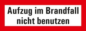 Brandschutzzeichen nachleuchtend; zur Wandmontage