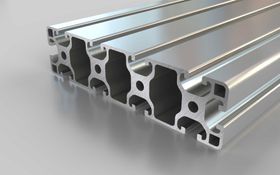 Aluminiumprofil, 160 x 40 mm, L, Nut 8