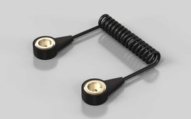 ESD Spiralkabel mit Druckknopf