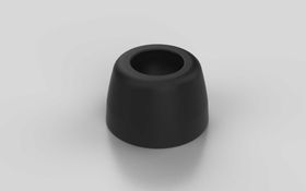 Teller für Gelenkstellfüße, D=30 mm, Kugelkopf-D=15 mm