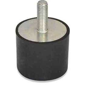 Tamponi gomma/metallo maschile M8x20