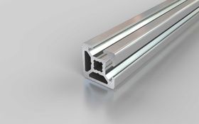 Aluminiumprofil, 20 x 20 mm, 2NVS, Nut 6