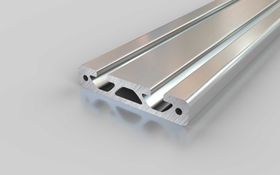 Aluminiumprofil, 16 x 80 mm, Nut 8