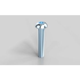 Halbrundschraube, ISO 7380, M6 x 35 mm