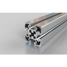 Aluminiumprofil, 50 x 50 mm, L, Nut 10