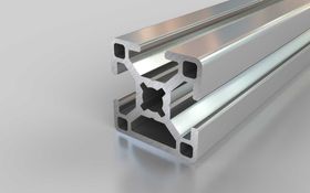 Aluminiumprofil, 30 x 30 mm, 3N, Nut 8