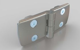 Aluminium-Kombischarnier, nicht aushängbar, 120 x 48 mm