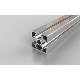 Aluminiumprofil, 45x45 mm, L, 3N, Nut 10