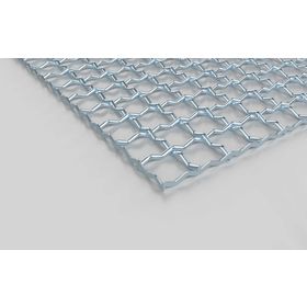 Wellengitter, 3 mm, silberfabig