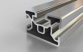 Aluminiumprofil, 45 x 30 mm, Nut 8/10