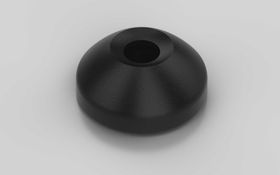 Teller für feste Stellfüße, D=50 mm