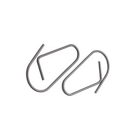 Bügelklemme - groß; Anhängeklammer für Sichttaschen