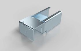 Schienenhalter ohne Stopp für Aluminium Rollenprofil