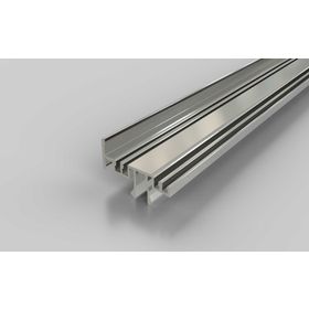Grundprofil, silberfarbig, Nut 10