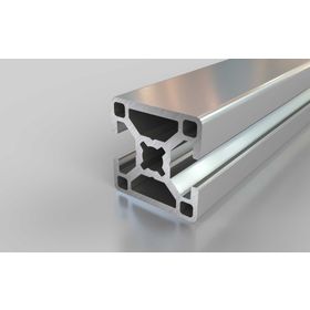 Aluminiumprofil, 30x30 mm, 2N, Nut 8