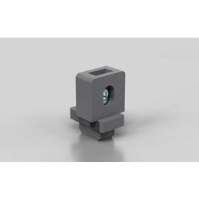 Variofix-Block mit Vierkantmutter M6, Nut 8