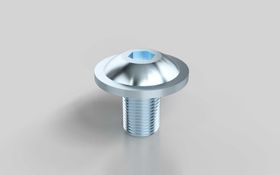Halbrundschraube mit Flansch, ISO 7380, M5 x 8 mm