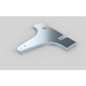 Stützfuß für den KLT-Lifter 2000 und 2300, Frontbeladung mittig