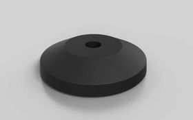Teller für Gelenkstellfüße, D=80 mm, Kugelkopf-D=15 mm