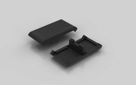 Abdeckkappe für Winkel 20 x 20, schwarz, Nut 5