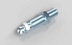 Gewindestange für Gelenkstellfüße, M16 x 66 mm, Kugelkopf-D=15 mm