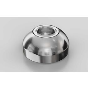 Teller für Gelenkstellfüße, D=40 mm, Kugelkopf-D=15 mm