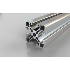 Aluminiumprofil, 40x40 mm, E, Nut 8