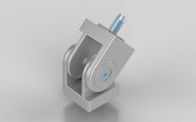 Gelenk, 45 x 45 mm, Nut 10