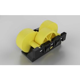 Rollenelement H26, Rollenabstand 16,5 / Teilung 50 für Aluminium Rollenprofil